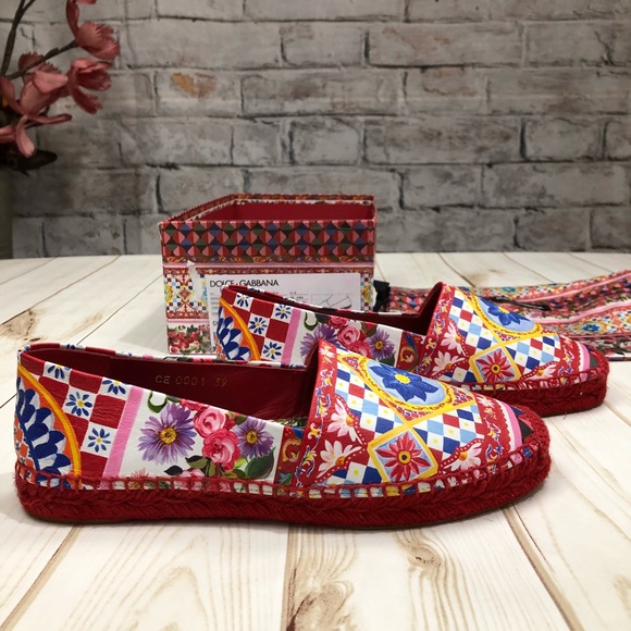 Dolce & Gabbana Shoes - MSRP 575 Dolce & Gabbana St. Maiolica Espadrilles